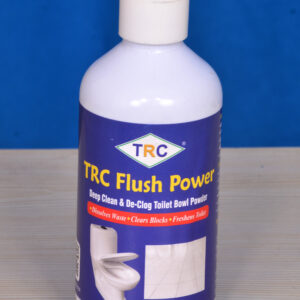 TRC05- FLUSH ONCE -Toilet Bowl Cleaner Powder, Deep Cleaning, Oxygen Active Formula, 200g. Get 2 dissolvable phenyl sachets absolutely FREE to make your own 1000 + 1000 liters of phenyl