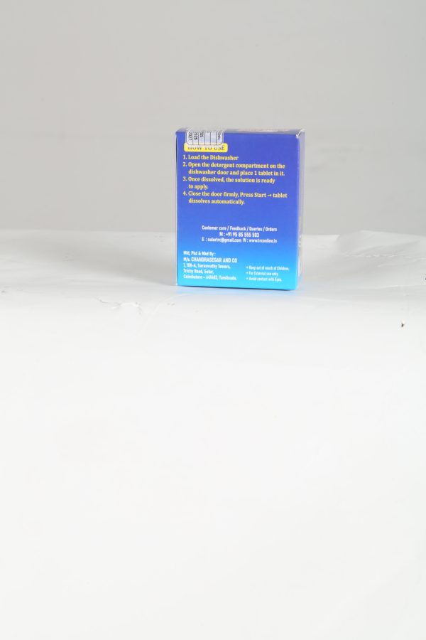 Water Soluble Dish Wash Tablet 2 Tablet in a box - Image 2