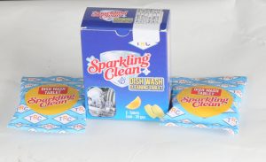 Water Soluble Dish Wash Tablet 2 Tablet in a box